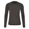 Tierra TEMPLET MIDLAYER ROUND NECK M Männer - Funktionsshirt Black Melange