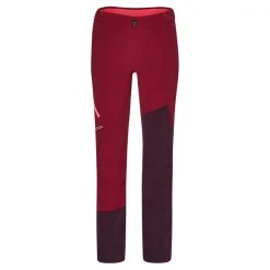 Ortovox COL BECCHEI PANTS W Frauen - Skihose Dark Blood