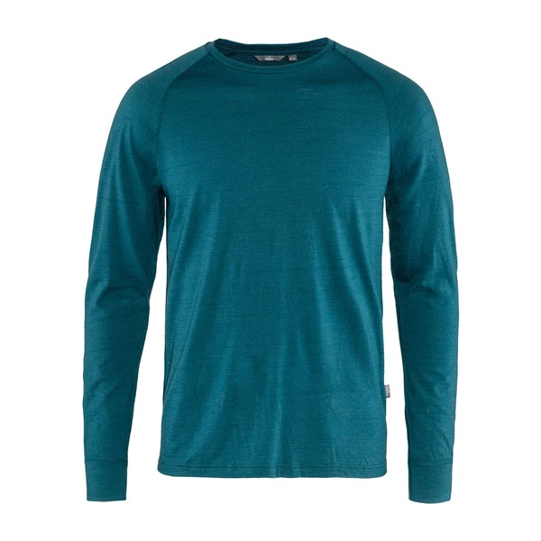 Tierra WOOLPA LS TEE M Männer - Langarmshirt Majolica Blue 1 Tierra WOOLPA LS TEE M Männer - Langarmshirt Majolica Blue
