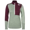 Ortovox FLEECE LIGHT ZIP NECK W Frauen - Fleecepullover Green Forest Blend