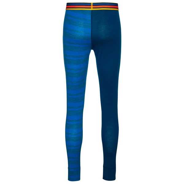 Ortovox 185 ROCK' N' WOOL LONG PANTS M Männer - Funktionsunterwäsche Just Blue – Bild 3