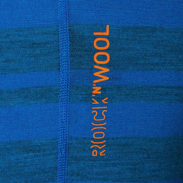 Ortovox 185 ROCK' N' WOOL LONG PANTS M Männer - Funktionsunterwäsche Just Blue – Bild 4